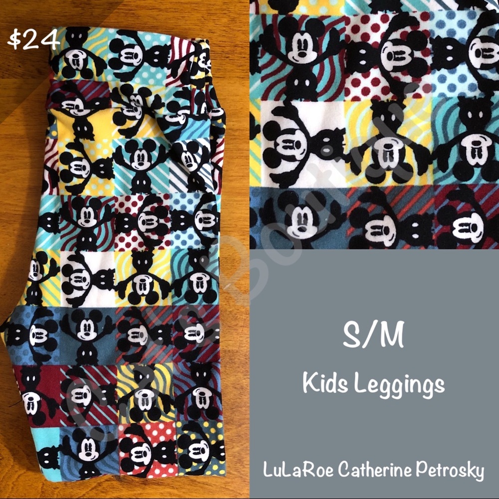 NWT LuLaRoe Collection for Disney S/M leggings